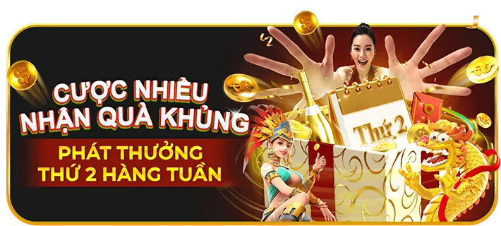 Thưởng nạp lại mỗi ngày/tuần tại ws168